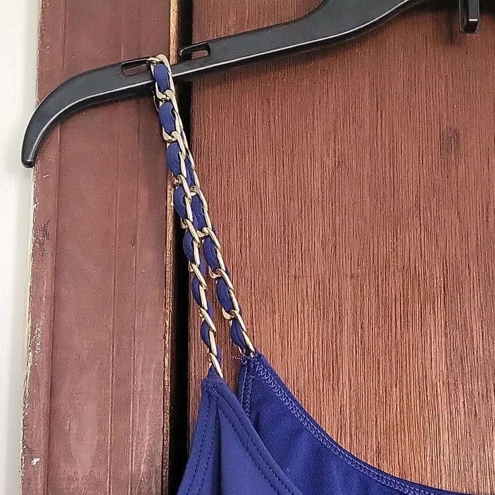 Michael Kors Royal Blue Layered Camisole